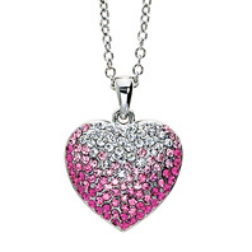 Blushing Heart Necklace - Picture 2 of 3